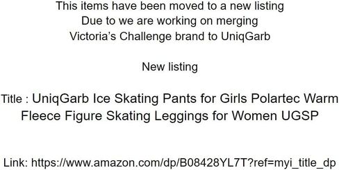 Victoria's Challenge Black ice Skating Leggings Skate Pants Polartec | Thermal VCSP17 Merged UniqGarb in Saudi Arabia