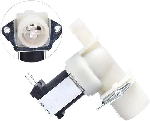 DC12V AC220V Plastic Water Electromagnetic Valve Normally Closed Water Drain Valve Electric Water Inlet Solenoid(DC 12V) in Kuwait