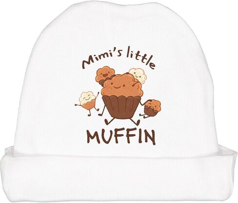inktastic Mimi's Little Muffin Baby Beanie Hat in Saudi Arabia