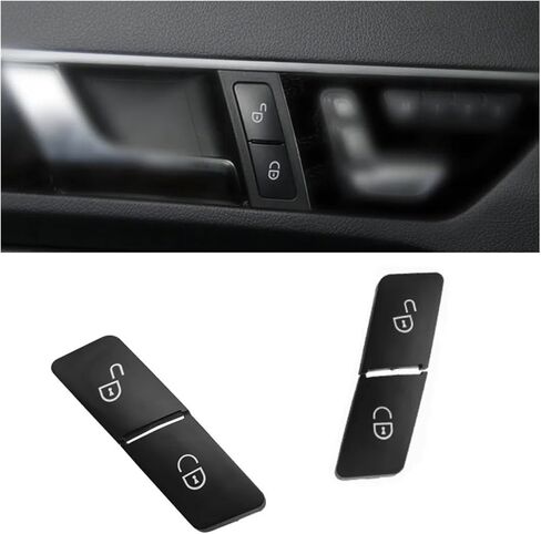 السيارة اليسرى قفل الباب يمين مفتاح Benz A B C E GLK Class W204 W212 X204 ML GL GLS GLS W166 W463 W156 W176 (1PAIR) in Kuwait