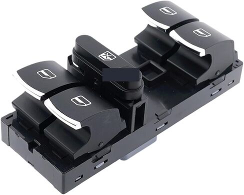Chrome Fit for VW Fit for Golf 5 6 Fit for Tiguan, Fit for Passat B6 Fit for Jetta 6 GTI Headlight Window Switch(5ND959857-Set-6PCS) in Saudi Arabia