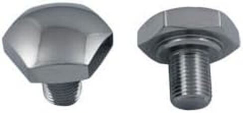 V-Twin 24-0186 - Chrome Fork Tube Cap Non-Vented in Saudi Arabia