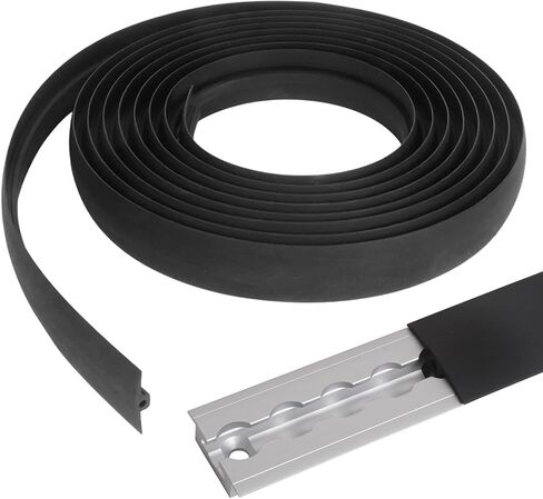 Full Coverage L-Track Cover Strip - 48 inch Press-in Rubber Protector for RV, Truck, Gym – Dustproof, Anti-Slip, Tool-Free Installation in Saudi Arabia