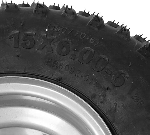 ATV UTV Go Karting Heavy Tyres ، إطار التثبيت المتكامل مع HUB ، Universal All Season Present in Kuwait