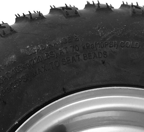 ATV UTV Go Karting Heavy Tyres ، إطار التثبيت المتكامل مع HUB ، Universal All Season Present in Kuwait