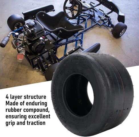 Fosa 10x4.50-5 Tubeless Slick Racing Tyre 4 Ply Play Prooture Proof Fracuum Tyr in Saudi Arabia