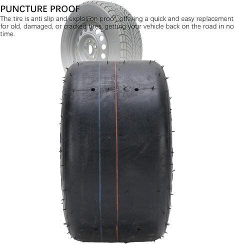Fosa 10x4.50-5 Tubeless Slick Racing Tyre 4 Ply Play Prooture Proof Fracuum Tyr in Saudi Arabia