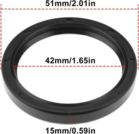 ATV Differential Shaft Double Lip Oil Seal 42x51x7mm 91271-Hc4-004 Compatible with Honda in Saudi Arabia
