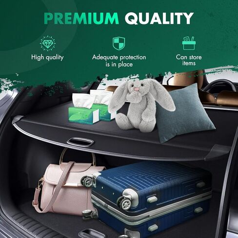 Cargo Cover for 2007-2011 Fit for Honda CR-V 2.4L Retractable Rear Trunk Cargo Shade Luggage Security Cover Shielding Waterproof in Saudi Arabia