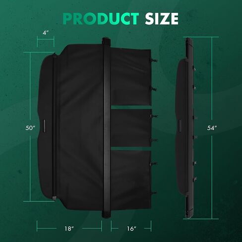 Cargo Cover for 2007-2011 Fit for Honda CR-V 2.4L Retractable Rear Trunk Cargo Shade Luggage Security Cover Shielding Waterproof in Saudi Arabia