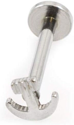 Internally Threaded Labret Jewelry with Anchor Design 16g in Saudi Arabia