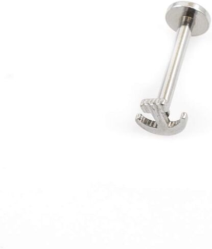 Internally Threaded Labret Jewelry with Anchor Design 16g in Saudi Arabia