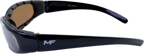 MotoFrames MF Chill Padded Motorcycle Sunglasses Black Frame w/Driving Mirror Lens in Saudi Arabia