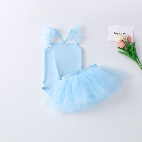 Tutu.kk Girls Ballet Leotards with Removable Tutu Skirt Toddler Leotard Sleeveless Crisscross Backs Dance Dress Outfit Combo in Saudi Arabia