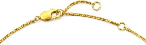 CHOW SANG SANG 999 24K Solid Gold Cultural Blessings Diamond Lotus Necklace for Women Size 47cm 95723N in Saudi Arabia