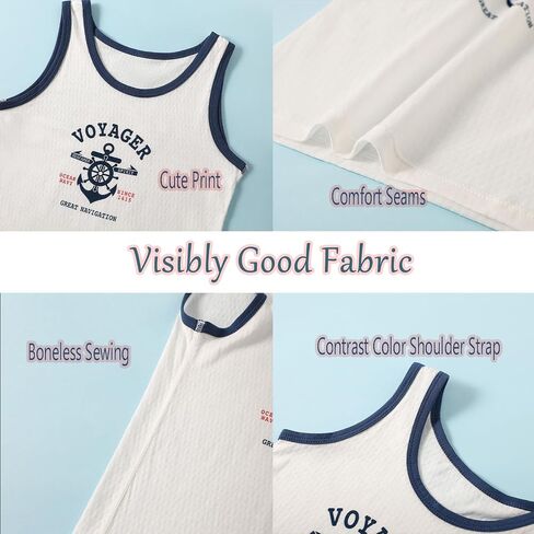2-10 Years Boys Vest Kids Tank Tops Cotton Shirt Sleeveless Soft Breathable Toddler Children Undershirts 4 Pack in Kuwait
