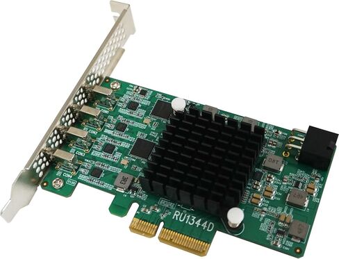 بطاقة تحكم هاي بوينت تكنولوجيز 4 منافذ USB-A 3.2 بسرعة 10 جيجابايت/ثانية RocketU 1344A in Kuwait