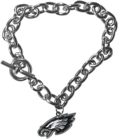 NFL Siskiyou Sports Womens Cincinnati Bengals Charm Chain Bracelet One Size Team Color in Saudi Arabia