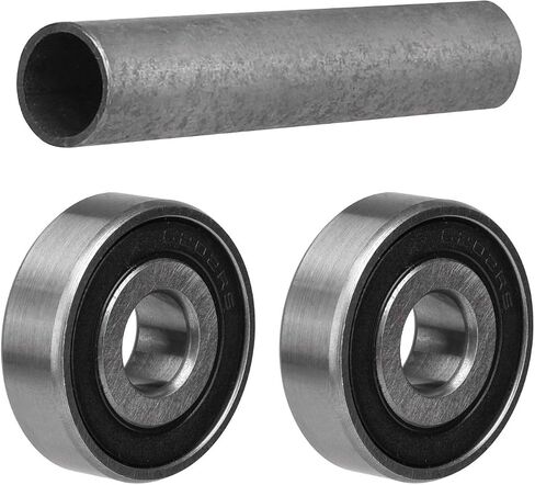 Pair 6202 RS Ball Bearings with Rear Spacers Bushes Sleeves for 15mm to 12mm Dirt Pit Bike Wheel Axle (Rear Spacer) in Saudi Arabia