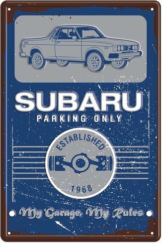 Subaru Genuine My Garage My Rancy 12 X18 Sign Sign Impreza Forester Outback Ascent Brz Crosstrek Sti Wrx Legacy in Kuwait