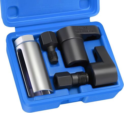 5 PCS مقبس مستشعر الأكسجين ، 1/2 "و 3/8" محرك 7/8 "مقبس التبديل العالمي 22 مم ، مآخذ مآخذ مفوضية مفتاح التسلل in Kuwait