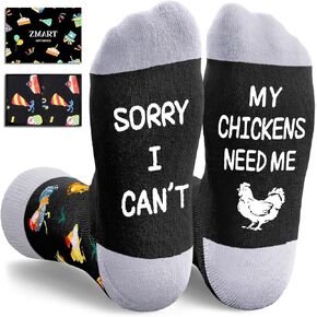 Zmart Chicken Socks for Women - Rooster Socks Men Women, Funny Chicken Gifts for Chicken Lovers Rooster Gifts in Kuwait
