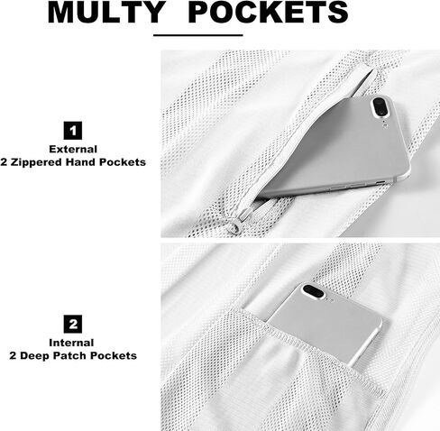 mesh vest men's Summer Casual Work Fish Photo Travel in Kuwait