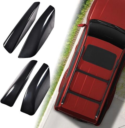 G-Plus Roof Rack Rack Cover Cover Cape Cap متوافق مع Toyota 4Runner N210 2003 2004 2005 2006 2007 2008 2009 4 PCS Black in Kuwait