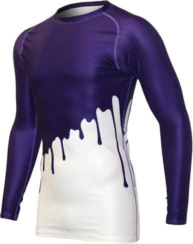Matman USA The Drip Unisex MMA Wrestling Long Sleeve Rash Guard Compression Shirt in Saudi Arabia