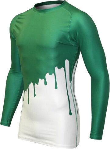 Matman USA The Drip Unisex MMA Wrestling Long Sleeve Rash Guard Compression Shirt in Saudi Arabia