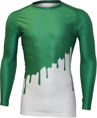 Matman USA The Drip Unisex MMA Wrestling Long Sleeve Rash Guard Compression Shirt in Saudi Arabia