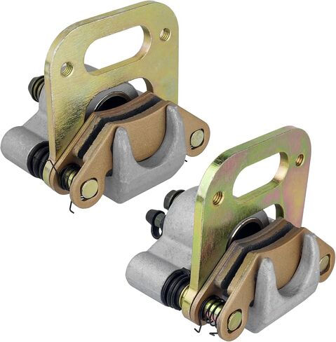 Caltric Front Lesident Brake الفرجار مع وسادات متوافقة مع Polaris Sportsman 500 4x4 1996 1997 1998 in Kuwait