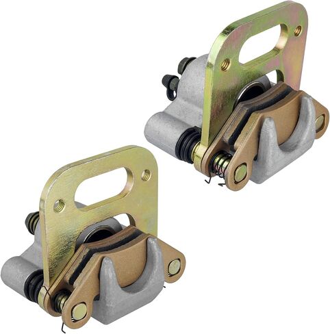 Caltric Front Lesident Brake الفرجار مع وسادات متوافقة مع Polaris Sportsman 500 4x4 1996 1997 1998 in Kuwait