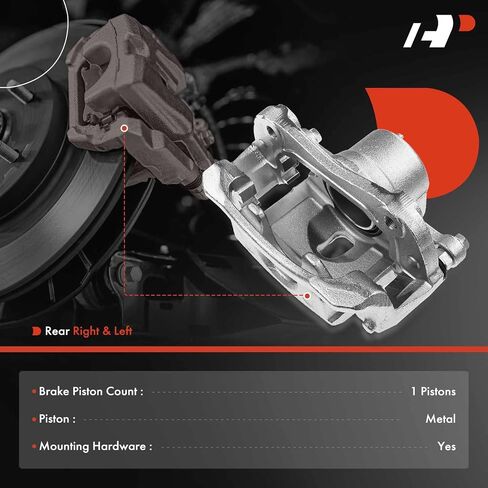 A-Premium Front Disc-Discers الفرجار مع وسادات السيراميك متوافقة مع Kia Soul 2014 2015 2016 ، 1.6L 2.0L 6-PC Set in Saudi Arabia