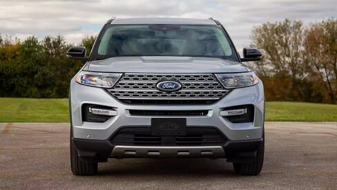 Ford Oval Decorative Vanity Front License Plate Stainless Steel (Black on Black Brass Emblem) in Saudi Arabia