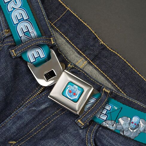 DC Comics Belt, Seatbelt Buckle, DC Batman Villain Mr Freeze Poses Title Logo in Saudi Arabia
