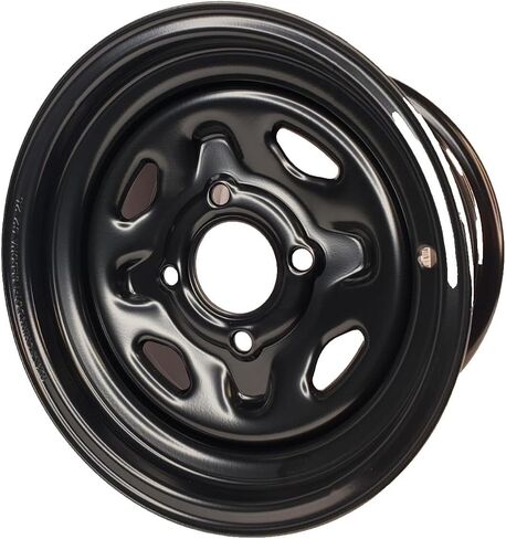 Sedona Steel 12x7 4/110 5+2 BLK Front in Kuwait