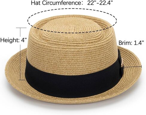 النساء الرجال الصيف القش جديلة لحم الخنزير فطيرة قبعة كلاسيكية قصيرة حافة قبعة الشاطئ ديربي فيدورا قبعة الشمس in Kuwait