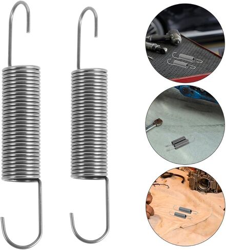VOSAREA Throttle Return Tension Spring Go Carts Carburetor Return Spring Kit Spring Kart Pedal Assembly Car Tire Pedal Live Axle Kit for Go Kart Golden Spring Steel in Saudi Arabia