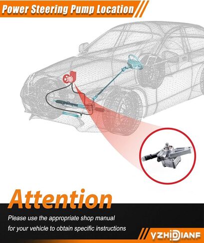 21-5349 مضخة التوجيه الكهربائية ، مضخة مساعدة الطاقة ملائمة: -Honda Accord 2003-2007 3.0L ، لـ: -ACURA MDX 2003-2006 3.0L بديل 56110-RCA-A01 56110-RDJ-A01 56110-RCA-A02 56110-RDJ-AL02 in Saudi Arabia