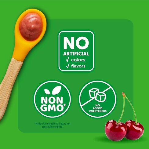 Beech-Nut Toddler Smoothies with Prebiotics, Banana Mango Passion Fruit & Yogurt Baby & Toddler Food Pouches, 3.5 oz (12 Pack) in Kuwait