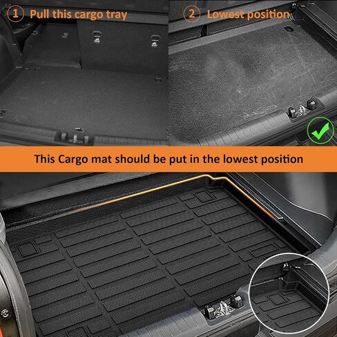 Binmotor-All Weather Floor Mats for Hyundai Venue 2025 2024 2023 2022 2021 2020, Heavy Duty, Waterproof, Nonslip Winter Car Mats for Hyundai Venue SE, Venue SEL, Venue Limited 2020-2025 in Saudi Arabia