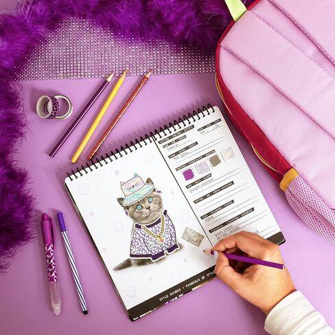 Fashion Angels Interior Design Sticker Stylist - 20 Style Boards with 14 Sticker Sheets - Interior Design Set for Kids - Room Design Kit for Girls - 550+ Aesthetic Room Decor Stickers - Ages 6 and Up in Saudi Arabia