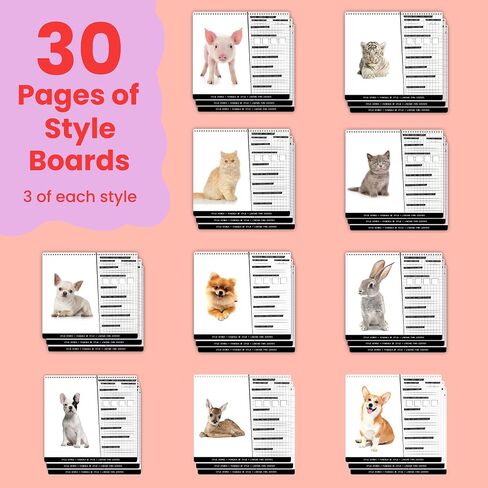 Fashion Angels Interior Design Sticker Stylist - 20 Style Boards with 14 Sticker Sheets - Interior Design Set for Kids - Room Design Kit for Girls - 550+ Aesthetic Room Decor Stickers - Ages 6 and Up in Saudi Arabia