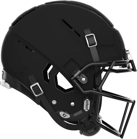 خوذة كرة القدم الجماعية Schutt F7 VTD، مرفق قناع الوجه ROPO SW NB VC، كبير، أسود in Saudi Arabia