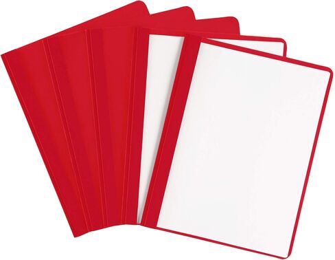 Avery Durable Clear Front Report Covers, 3 Double-Prong Fasteners, Holds up to 25 Sheets, 25 Blue Covers (47961) in Saudi Arabia