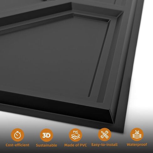 WOWSTAR 12-Pack 24"x24" Drop Ceiling Tiles, 3D Decorative Glue Up Ceiling Tiles, White in Kuwait