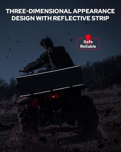 حقيبة تخزين Benlari ATV 61L مقاوم للماء 4 Wheeler Cargo Bage وسادة سميكة قابلة للإزالة ATV حقيبة تروس المقعد الخلفي للركاب متوافق مع Polaris Sportsman Scrambler Fourstrax Outlander in Saudi Arabia
