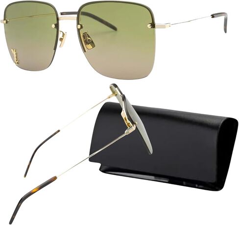 نظارات شمسية SAINT LAURENT SL 312 M مربعة الشكل + مجموعة من النظارات الفاخرة eSHADES in Saudi Arabia