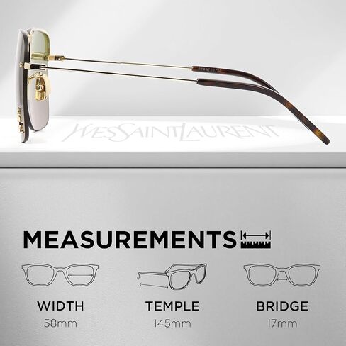 نظارات شمسية SAINT LAURENT SL 312 M مربعة الشكل + مجموعة من النظارات الفاخرة eSHADES in Saudi Arabia